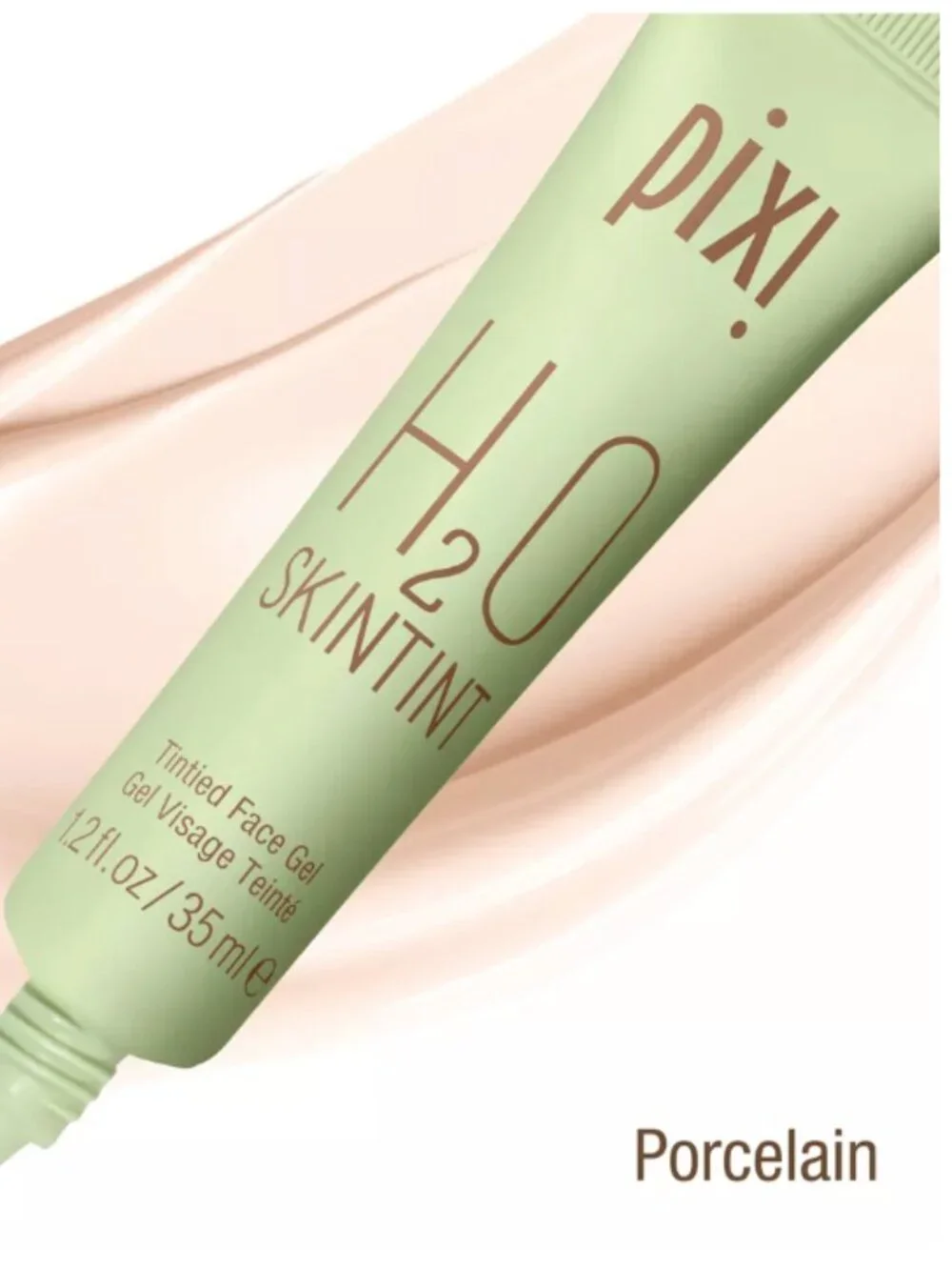 Pixi H20 Skintint Foundation - Porcelain - 1.2 fl oz